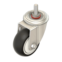 MODULAR SOLUTIONS CASTER 3" SWIVEL, M10 STEM W/LOCK
